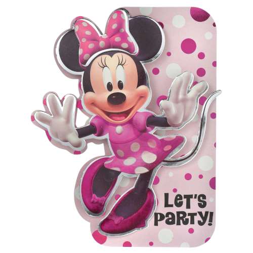 Minnie Mouse Party Invitations - Click Image to Close